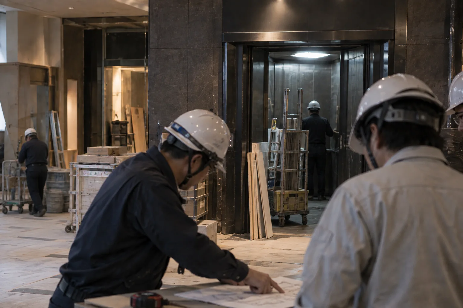 2021年、館内改装工事の記録